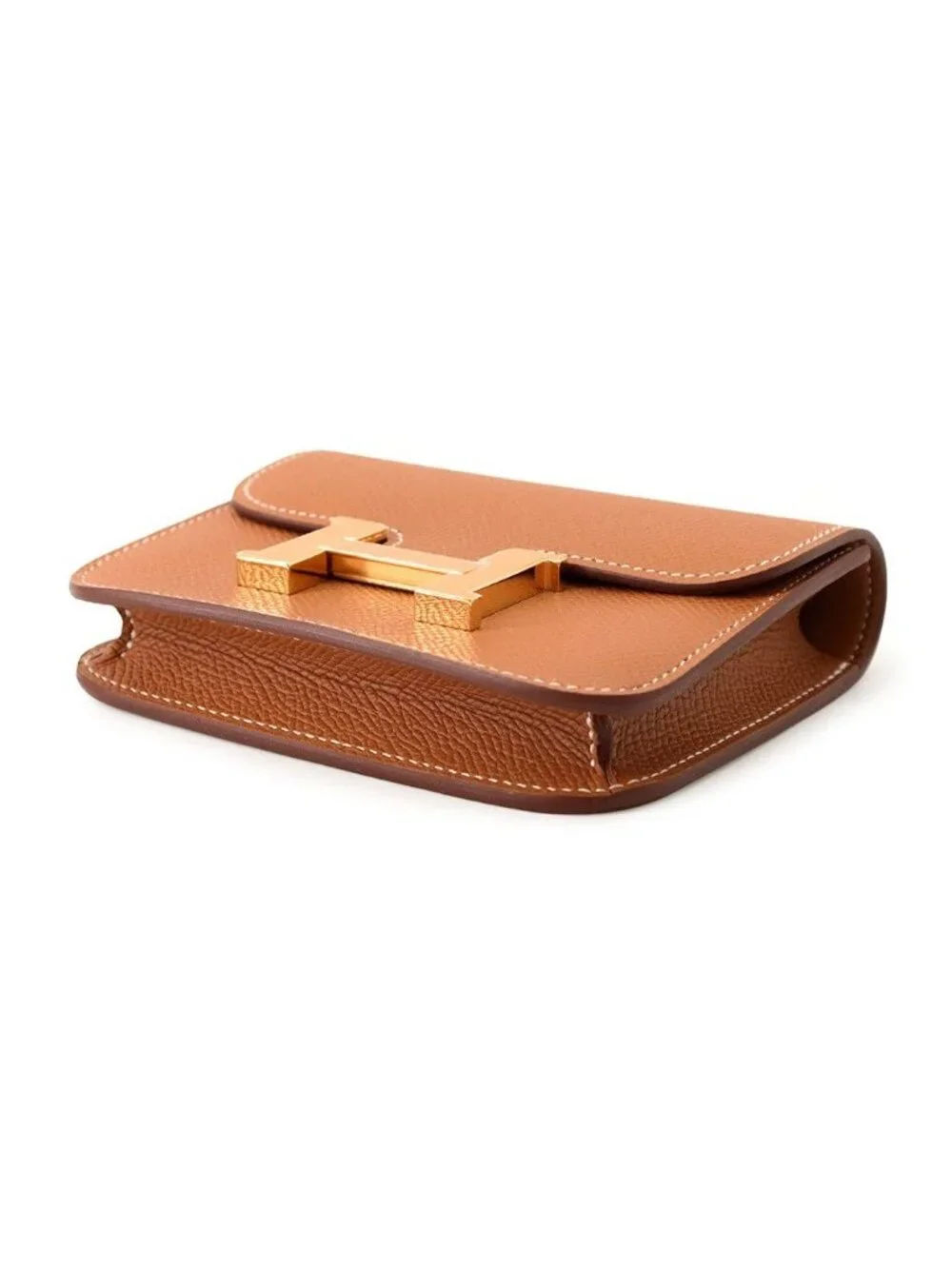 Hermes Wallet Constance Slim Gold Epsom